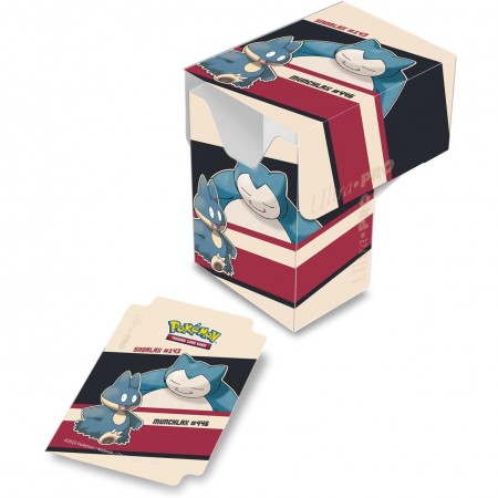 Snorlax and Munchlax Full-View kortų laikymo dėžutė Pokémon Ultra Pro